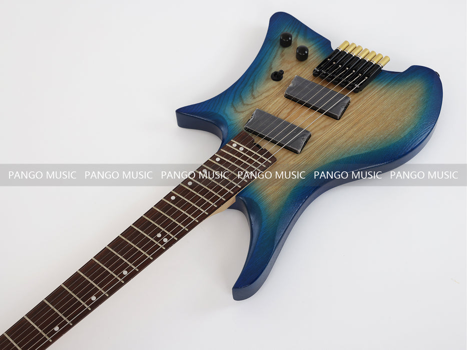 7 Strings Ash Wood Body Headless Style Electric Guitar (PJX-570)