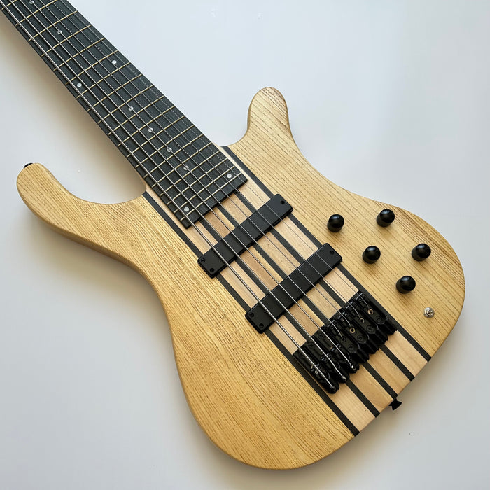 7 Strings Neck Through Design Electric Bass Guitar (PSY-750)