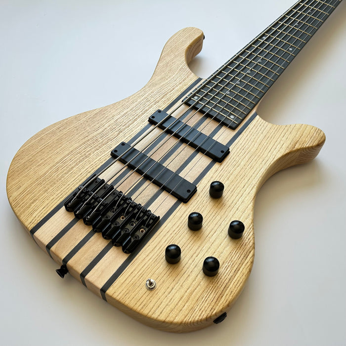 7 Strings Neck Through Design Electric Bass Guitar (PSY-750)