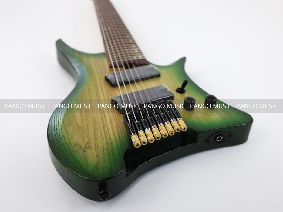 8 Strings Ash Wood Body Headless Style Electric Guitar (PJX-620)