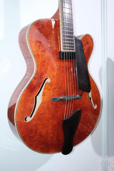 All Handcraft Hollow Body Archtop Cherry Burst Electric Jazz Guitar (PYZ-1831)