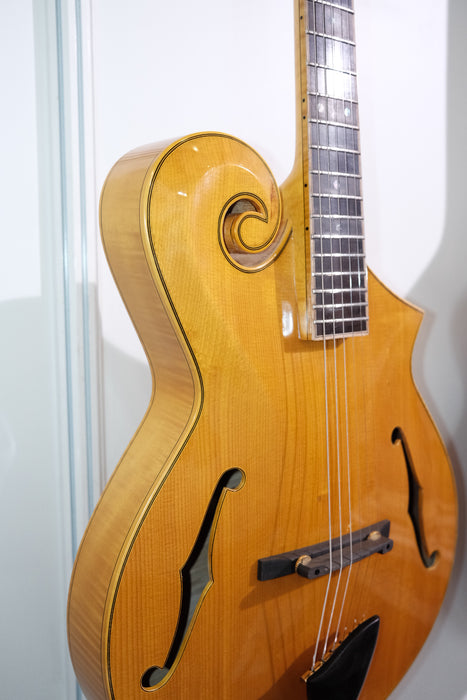 All Handcraft Hollow Body Archtop Mandolin Electric Guitar (PYZ-1837)