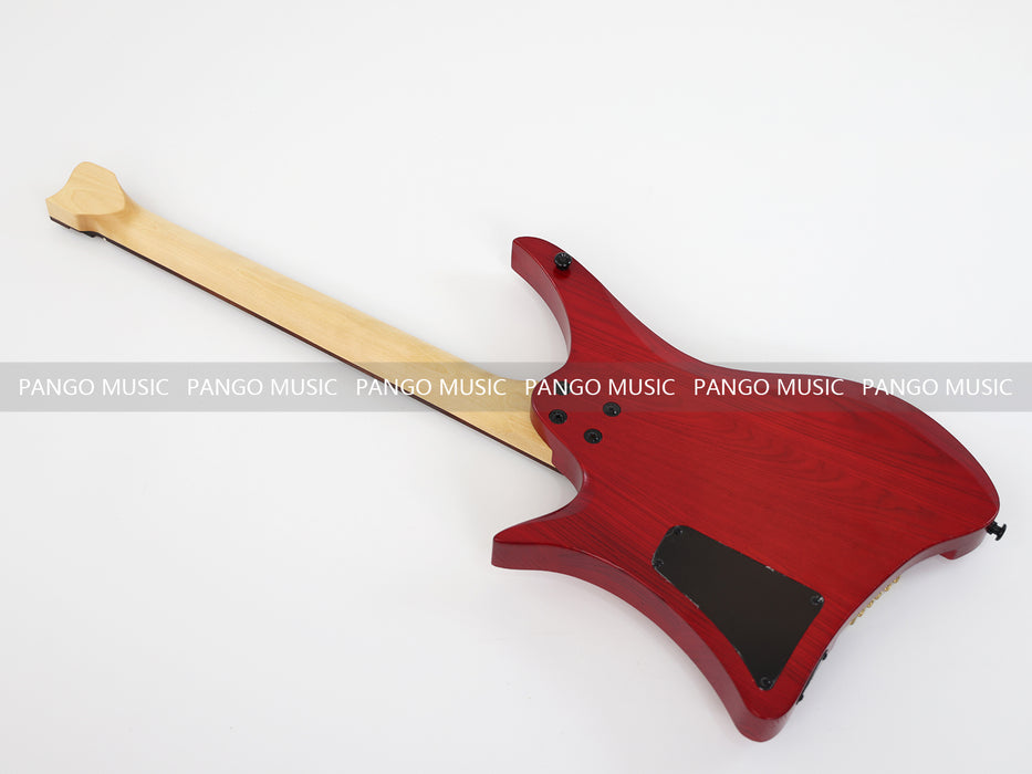 Ash Wood Body Headless Style Electric Guitar (PJX-523)