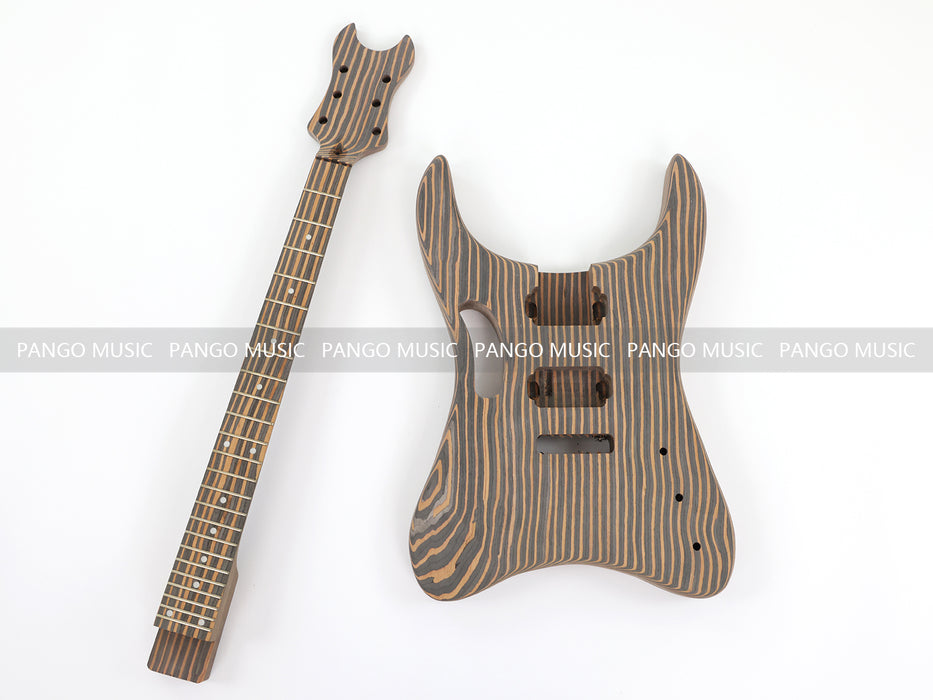 Cyberpunk Series All Zebrawood DIY Electric Guitar Kit (SK-12)
