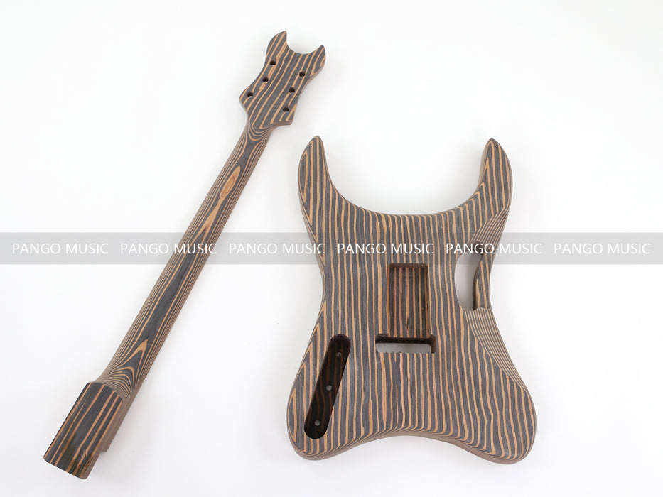 Cyberpunk Series All Zebrawood DIY Electric Guitar Kit (SK-12)