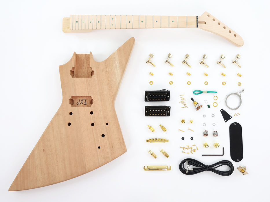 Explorer Style DIY Electric Guitar Kit (LRF-049, Limited Edition)