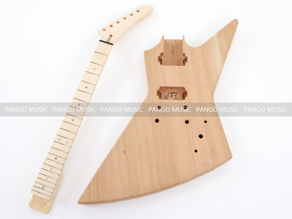 Explorer Style DIY Electric Guitar Kit (LRF-049, Limited Edition)