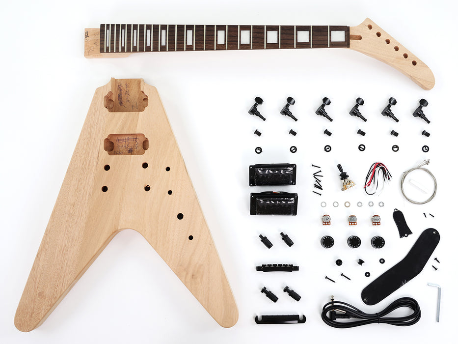 Flying V Style DIY Electric Guitar Kit ( 12760, Limited Edition )