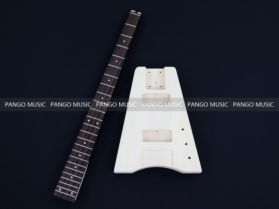 Headless 4 Strings DIY Electric Bass Guitar Kit (PWT-528X)