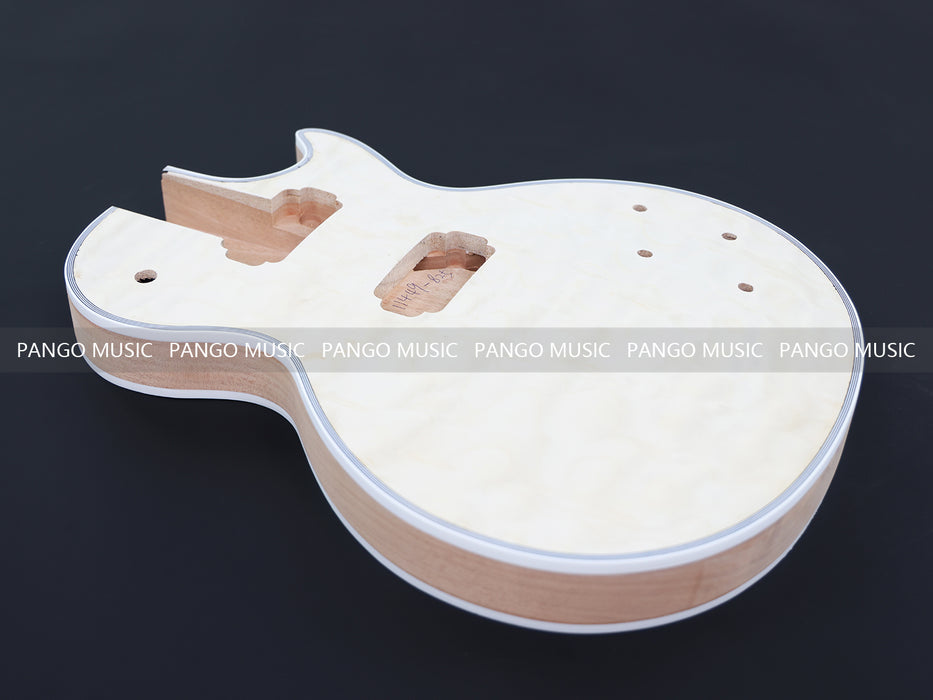 LP Custom Style DIY Electric Guitar Kit with Quilted Maple Top ( 11449-825, Limited Edition )