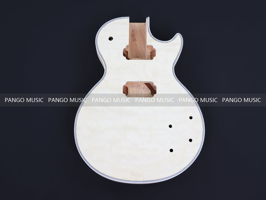 LP Custom Style DIY Electric Guitar Kit with Quilted Maple Top ( 11449-825, Limited Edition )