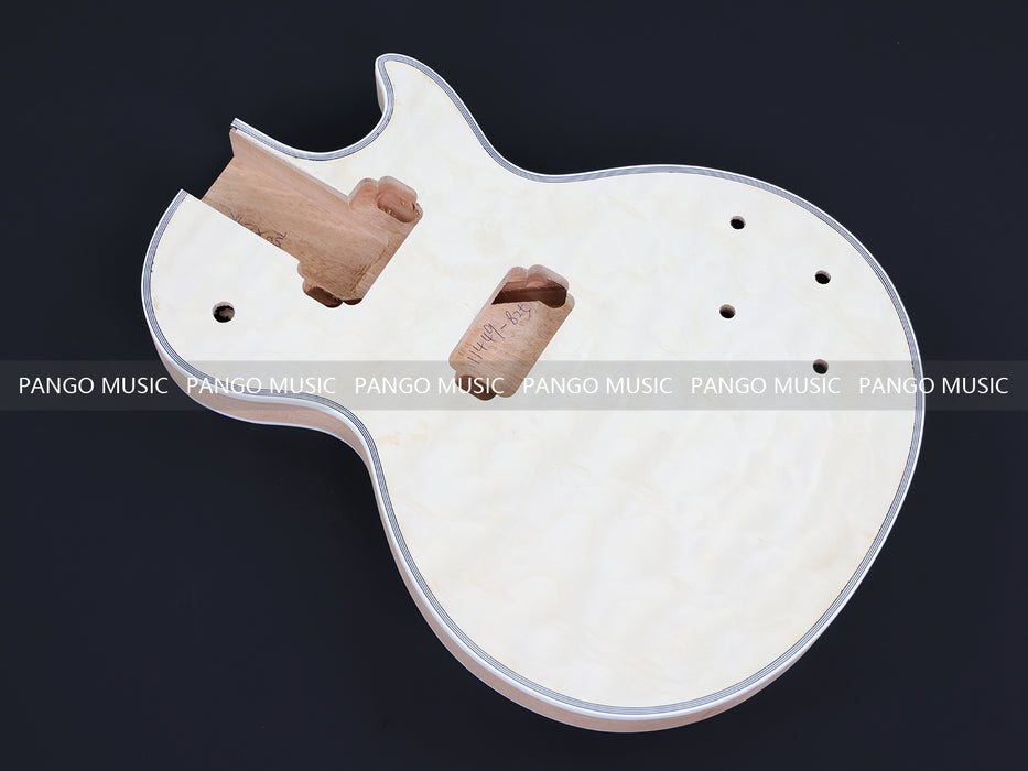 LP Custom Style DIY Electric Guitar Kit with Quilted Maple Top ( 11449-825, Limited Edition )