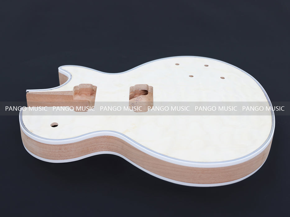 LP Custom Style DIY Electric Guitar Kit with Quilted Maple Top ( 11449-825, Limited Edition )