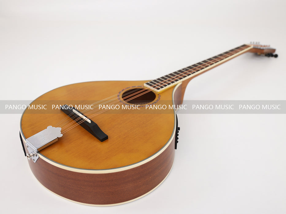 Left Hand Solid Red Pine Top Irish Bouzouki with EQ (PBZ-607L)