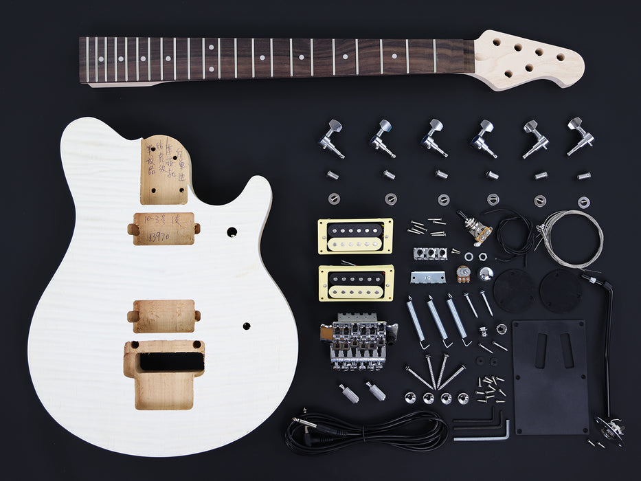 Music Man Style Alder Body DIY Electric Guitar Kit ( 13970, Limited Edition )