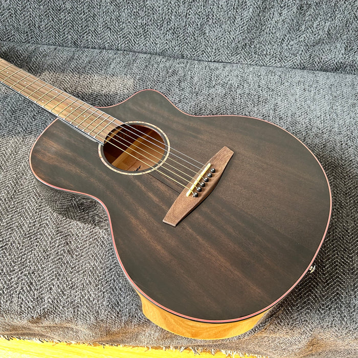 39 Inch Solid Mahogany Top Acoustic Guitar (M-F10S-39-TBK)