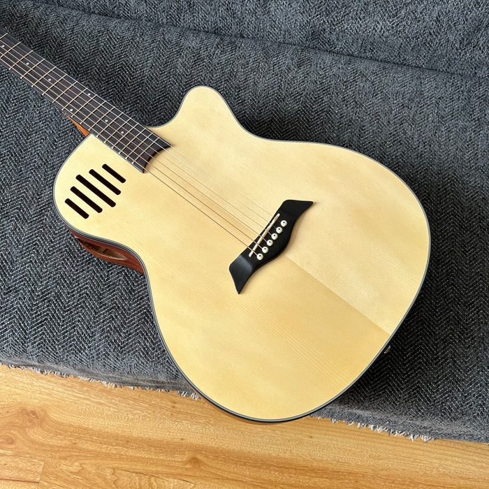 40 Inch Acoustic Guitar with Raindrop Sound Hole (Shanghai Music Show Sample LG-05)