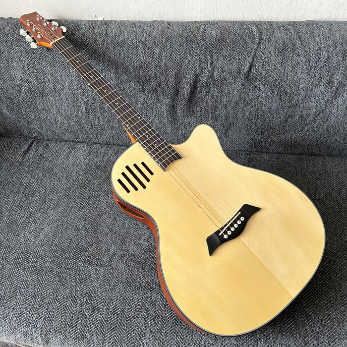 40 Inch Acoustic Guitar with Raindrop Sound Hole (Shanghai Music Show Sample LG-05)