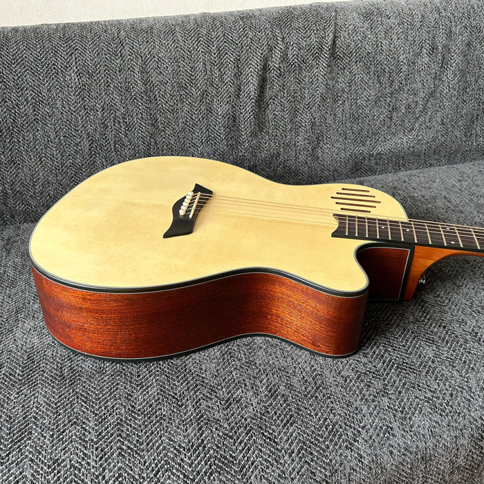 40 Inch Acoustic Guitar with Raindrop Sound Hole (Shanghai Music Show Sample LG-05)