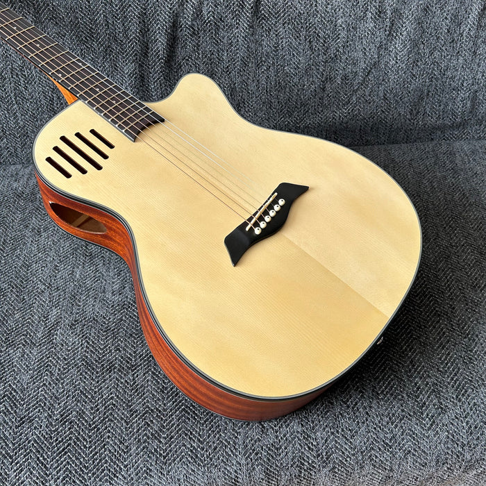 40 Inch Acoustic Guitar with Raindrop Sound Hole (Shanghai Music Show Sample LG-05)