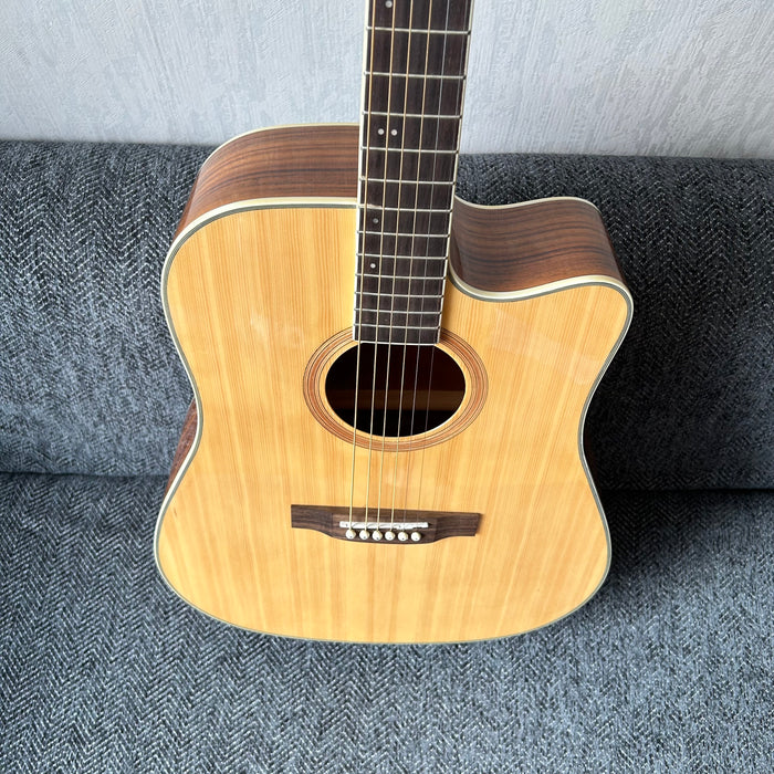 41 Inch Solid Spruce Top Acoustic Guitar (M-210-41)