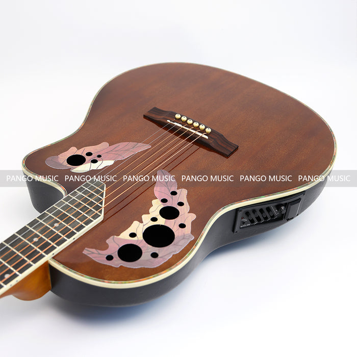 PANGO MUSIC 41 Inch Round Back Acoustic Guitar with EQ (PRB-008)