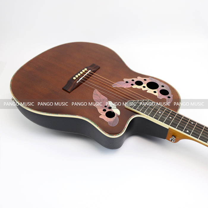 PANGO MUSIC 41 Inch Round Back Acoustic Guitar with EQ (PRB-008)