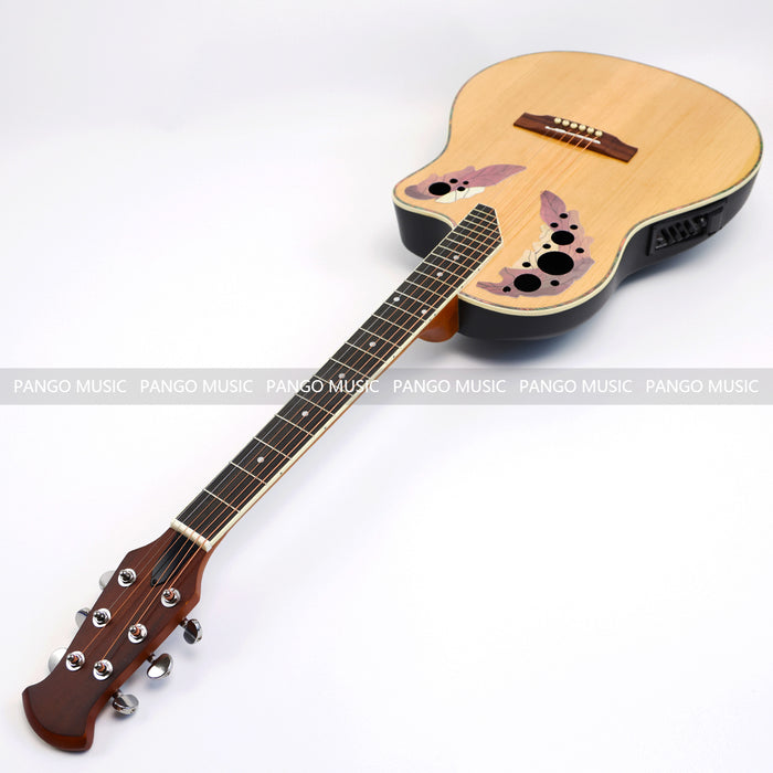 PANGO MUSIC 41 Inch Round Back Acoustic Guitar with EQ (PRB-007)