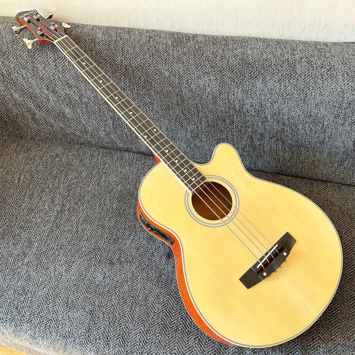 4 Strings Acoustic Bass Guitar (Shanghai Music Show Sample, JN345)