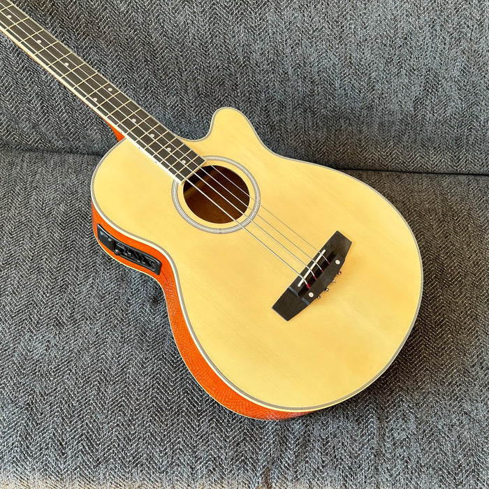 4 Strings Acoustic Bass Guitar (Shanghai Music Show Sample, JN345)