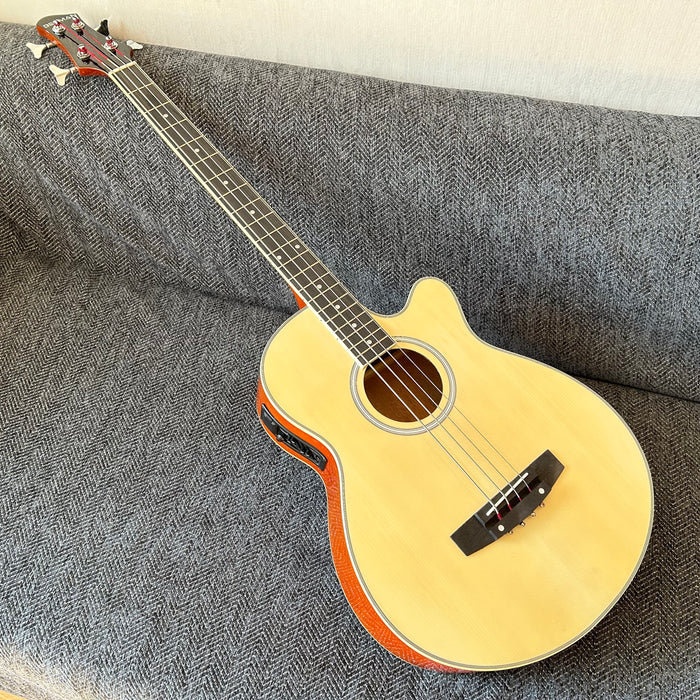 4 Strings Acoustic Bass Guitar (Shanghai Music Show Sample, JN345)