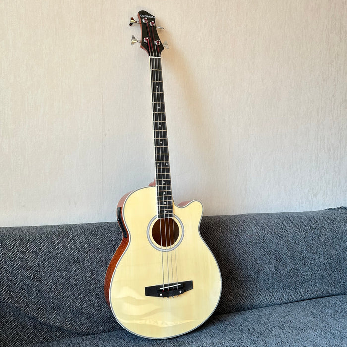 4 Strings Acoustic Bass Guitar (Shanghai Music Show Sample, JN345)