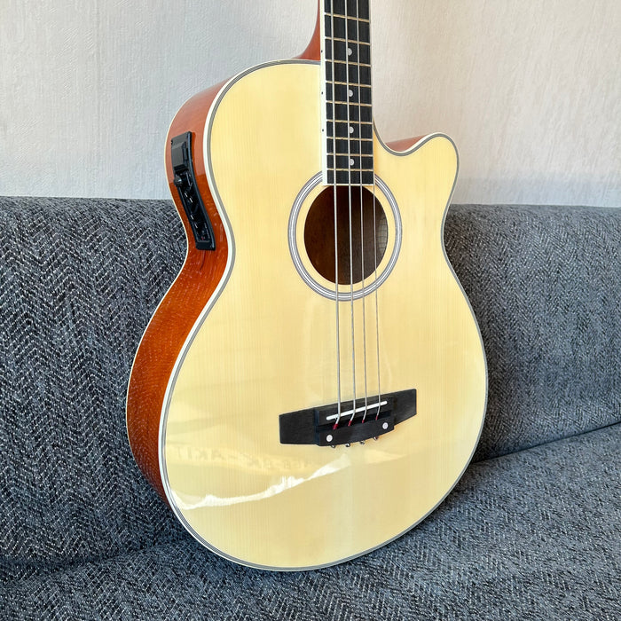 4 Strings Acoustic Bass Guitar (Shanghai Music Show Sample, JN345)