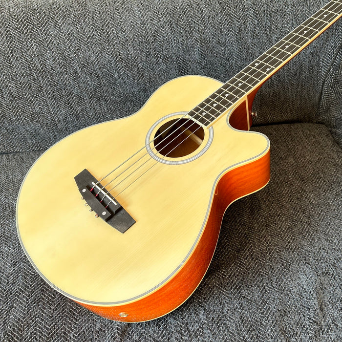 4 Strings Acoustic Bass Guitar (Shanghai Music Show Sample, JN345)