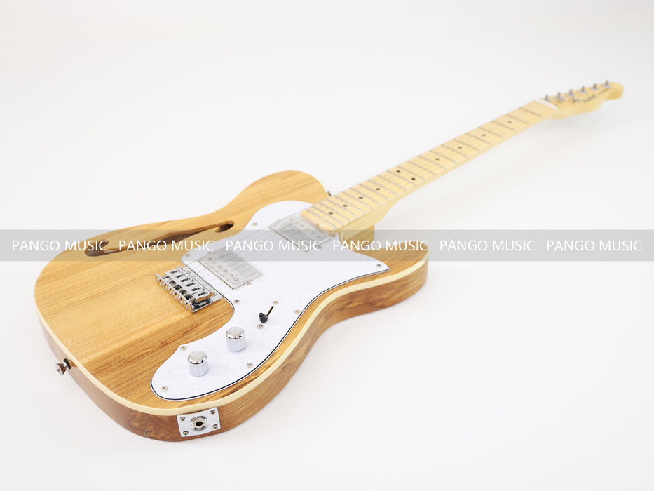 PANGO MUSIC Ash Body F Hole Electric Guitar (GKS-101)