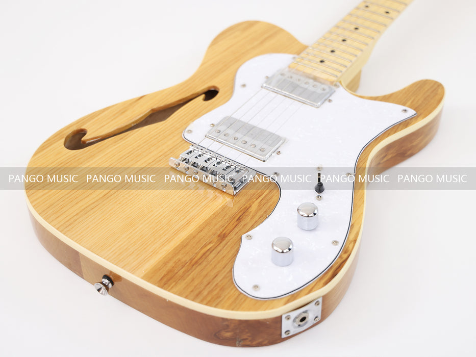 PANGO MUSIC Ash Body F Hole Electric Guitar (GKS-101)