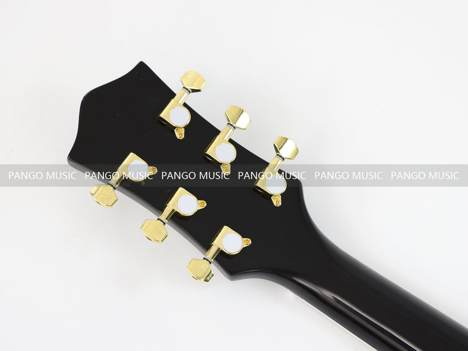 PANGO MUSIC Black Violin Style Electric Guitar (GKS-069)