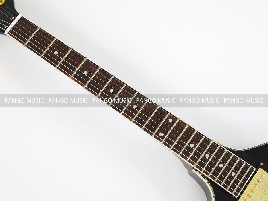 PANGO MUSIC Black Violin Style Electric Guitar (GKS-069)