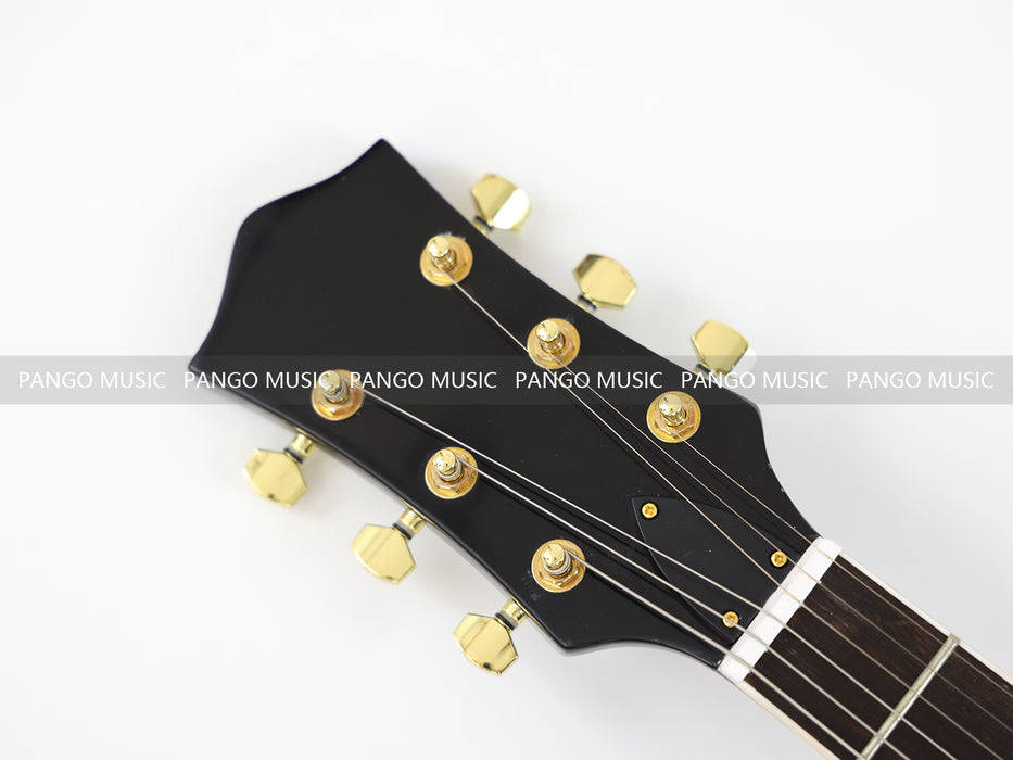 PANGO MUSIC Black Violin Style Electric Guitar (GKS-107)