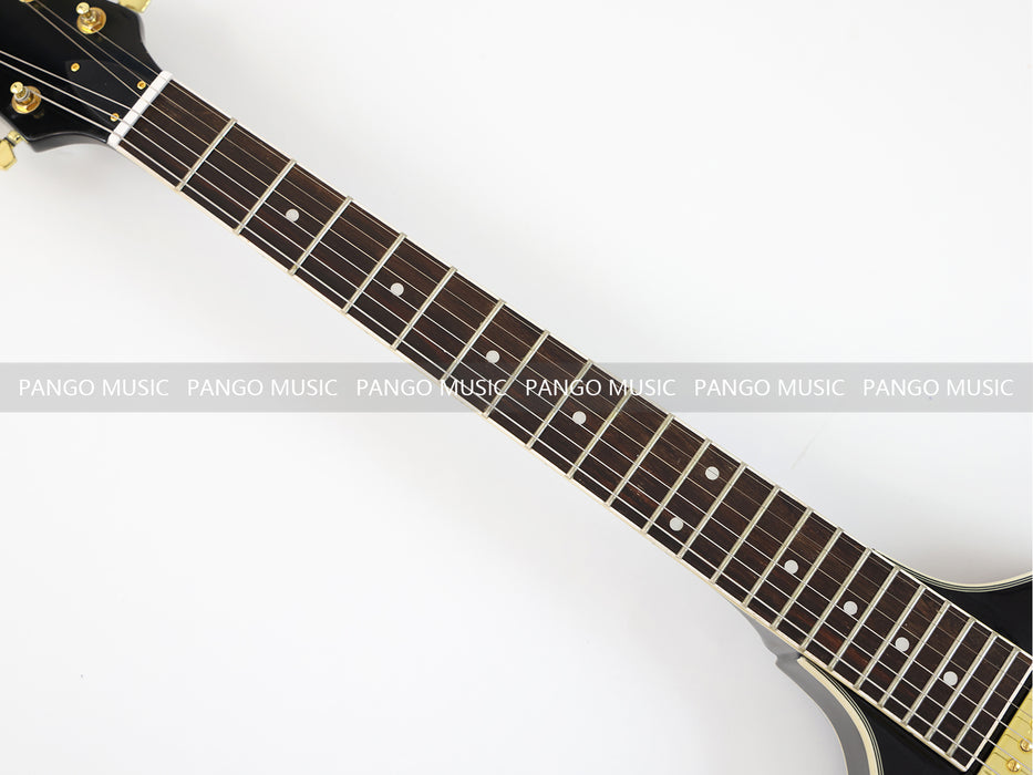 PANGO MUSIC Black Violin Style Electric Guitar (GKS-107)