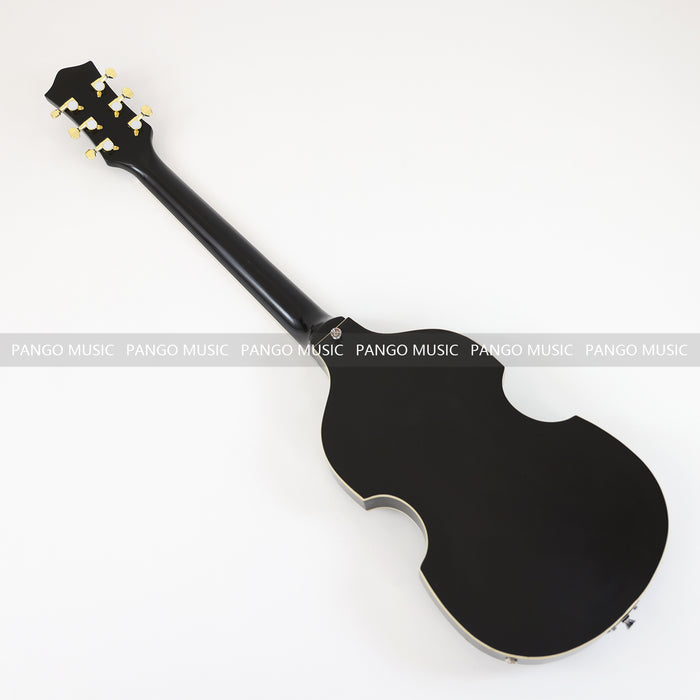 PANGO MUSIC Black Violin Style Electric Guitar (GKS-107)