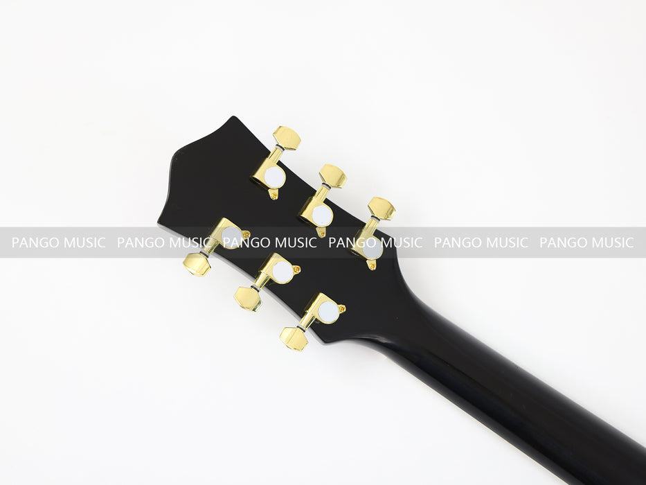 PANGO MUSIC Black Violin Style Electric Guitar (GKS-107)