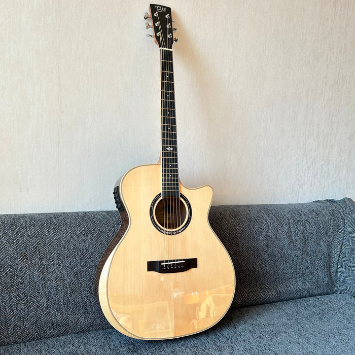 41 Inch GA Cutaway Acoustic Guitar with LED EQ (CD806)