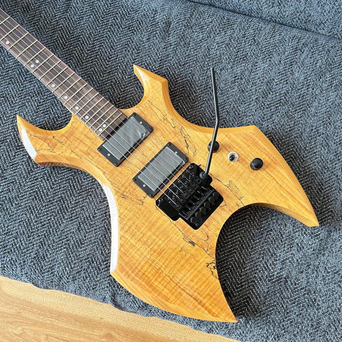 PANGO Music Electric Guitar with Spalted Maple Top (ABG-126)