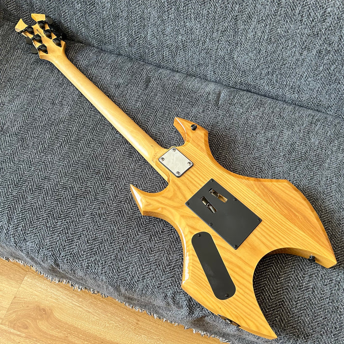 PANGO Music Electric Guitar with Spalted Maple Top (ABG-126)