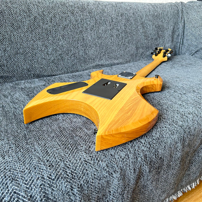 PANGO Music Electric Guitar with Spalted Maple Top (ABG-126)