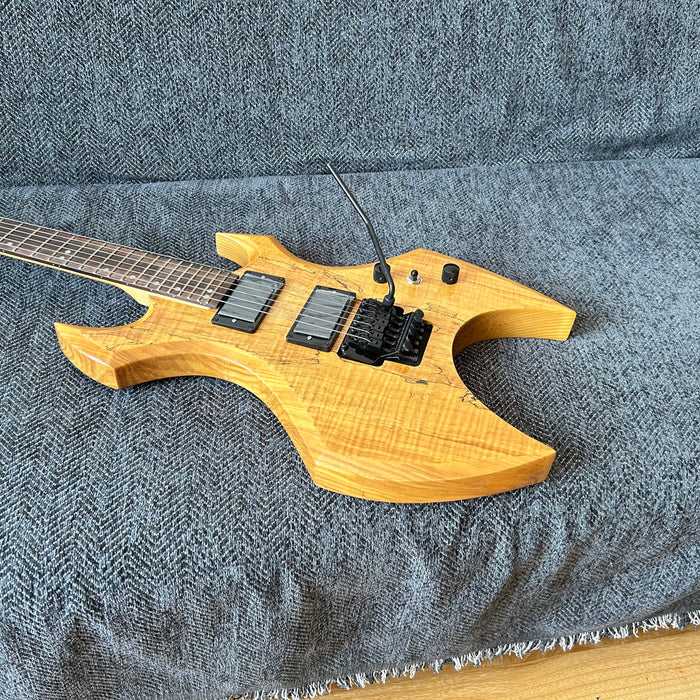 PANGO Music Electric Guitar with Spalted Maple Top (ABG-126)