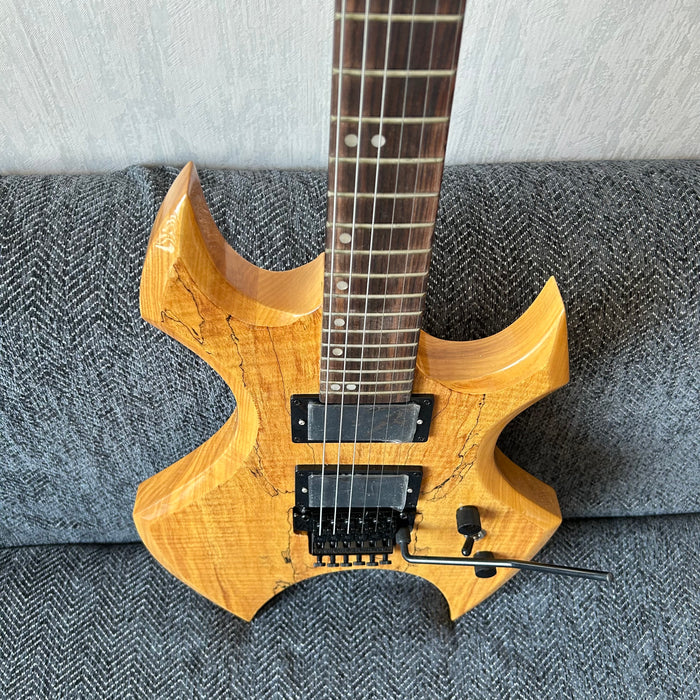 PANGO Music Electric Guitar with Spalted Maple Top (ABG-126)