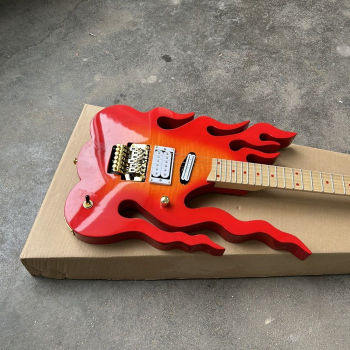 PANGO Music Fire Style Electric Guitar (PHJ-04)