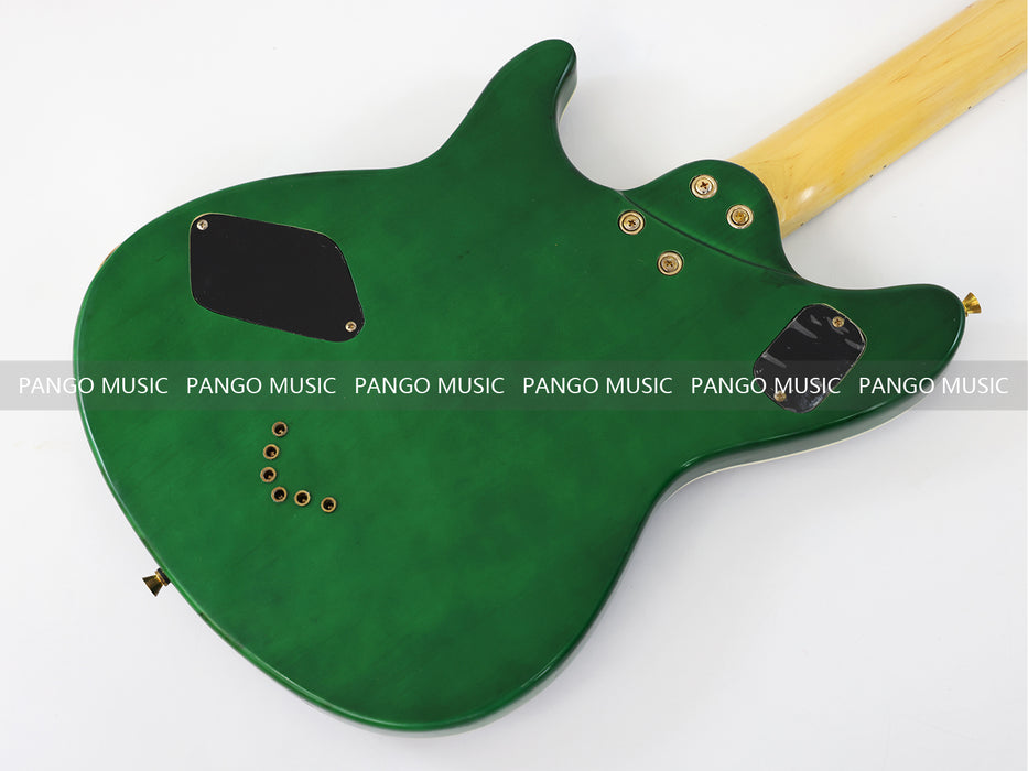 PANGO MUSIC Green Electric Guitar with Quilted Maple Top (GKS-109)